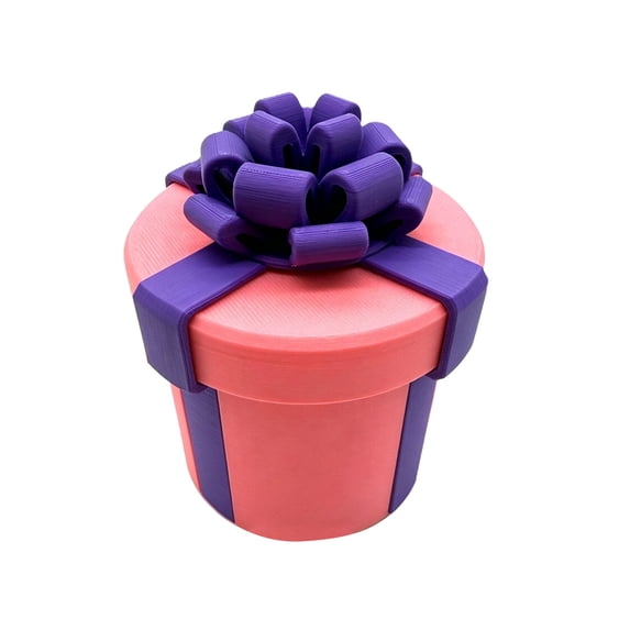 3D Printed Gift Box, Nested Screw Puzzle Container With Reusable Prank Design, Funny Surprise Gift Holder for Christmas Birthday Cash Gifts Cards Jewelry Keepsakes and Holiday Parties
