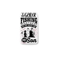 thumbnail image 1 of Clever Contraptions 3D Printed GodSon Fishing Wall Art – Personalized Decor for Who Love to Fish – Lightweight Sign for Cabins, Bedrooms & Gift Boxes – Unique Gift from Godparents or Family, 1 of 4