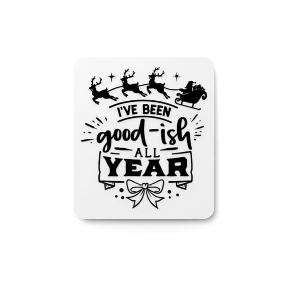 Clever Contraptions 3D Printed Goodish Wall Art Cheeky Christmas Decor for the Questionably Nice Lightweight, Eco-Friendly 3D Printed Sign Easy to Hang, Fun Holiday Gift for Playful Seasonal St