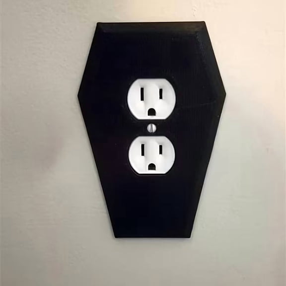 3D Printed Gothic Light Switch Cover - Halloween Decorative Switch Plate for Home Decor