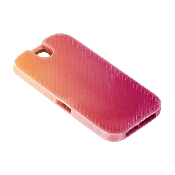 3D Printed Gradient Color Pocket Safety Whistle For Outdoor Emergency Signaling; Compact Card Shaped High Decibel Signal Device For Personal Safety