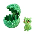 thumbnail image 1 of 3D Printed Gradient Red Cute Dragon with Egg for Home Office Executive Desk Décor, 1 of 4