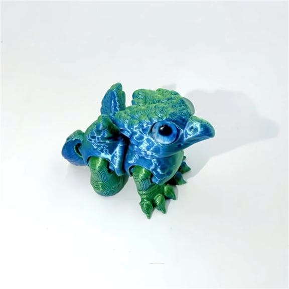 3D Printed Griffin Winged Small Animal with Joint Actuated and Realistic Fun Display Piece Creative Figurine Gifts