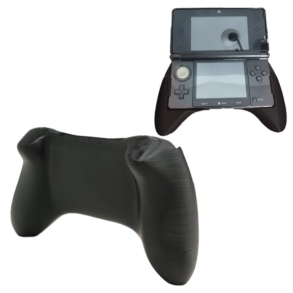 3D Printed Grip Handle for Old 3DS DIY Controller for Old 3DS Handheld Game Console Holding Handle Ergonomic Design