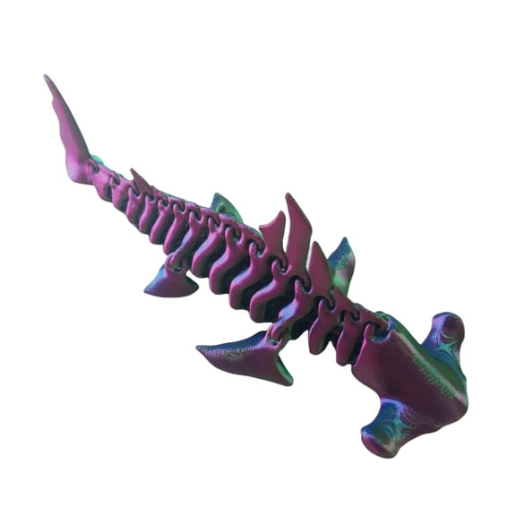 3D Printed Hammerhead Shark Decorative Figurine