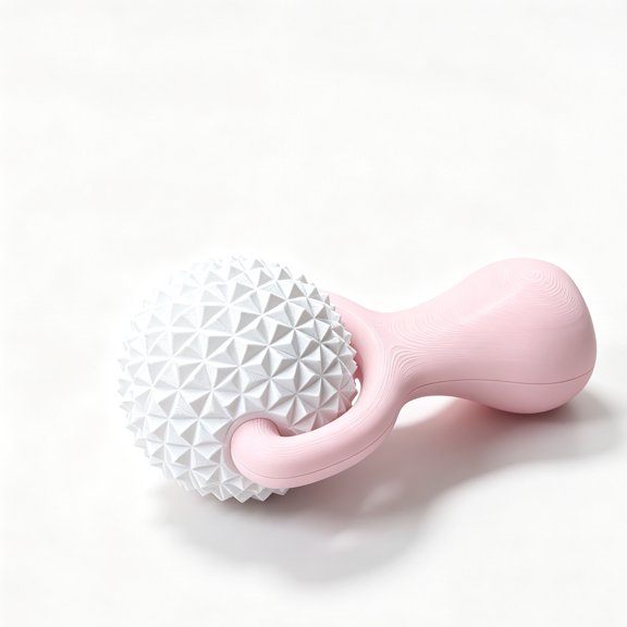 3D Printed Handheld Massage Roller Ball, a Deep Tissue Muscle Massager for Myofascial Release, a Trigger Point Tool for Neck and Back Legs, a Portable Manual Massager for