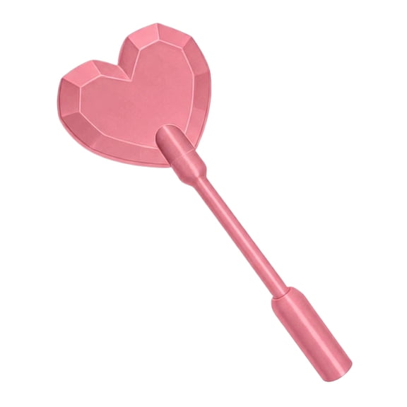3D Printed Heart Shaped Decorative Wand, Romantic Heart Stick Ornament for Valentine's Day and Weddings, Creative Desktop Accessory, Unique Event Prop