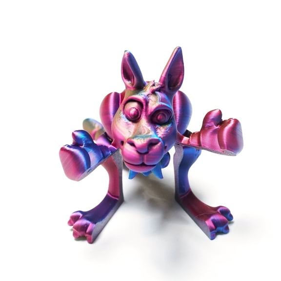 3D Printed Kangaroo,Articulated Kangaroo Models,Flexible Joint Animal Model Figurines, Stress Relief, Fidget restlessness, ADHD Toys, Surprise Fantasy Gifts