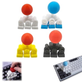 3D Printed Keyboard Joystick Keycap WASD Arcade Stick Adapter for Mechanical Keyboard, 4-Key Linkage Mod Mini Fighting Controller Retro Gaming Accessory, DIY Fighting Game Controller Mod Kit (4PCS)