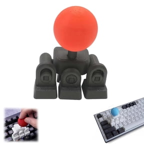 3D Printed Keyboard Joystick Keycap WASD Arcade Stick Adapter for Mechanical Keyboard, 4-Key Linkage Mod Mini Fighting Controller Retro Gaming Accessory, DIY Fighting Game Controller Mod Kit (4PCS)