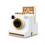 3D Printed Latte Art Camera, Manual Coffee Powder Printer with Multiple Stencil Cards, Manual Latte Art Maker for Cappuccino, Milk Foam, Hot Chocolate and Desserts, Home Cafe, White
