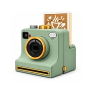 3D Printed Latte Art Camera, Manual Coffee Powder Printer with Multiple Stencil Cards, Mechanical Coffee Stencil Maker for Cappuccino, Hot Chocolate, Home CafeGreen