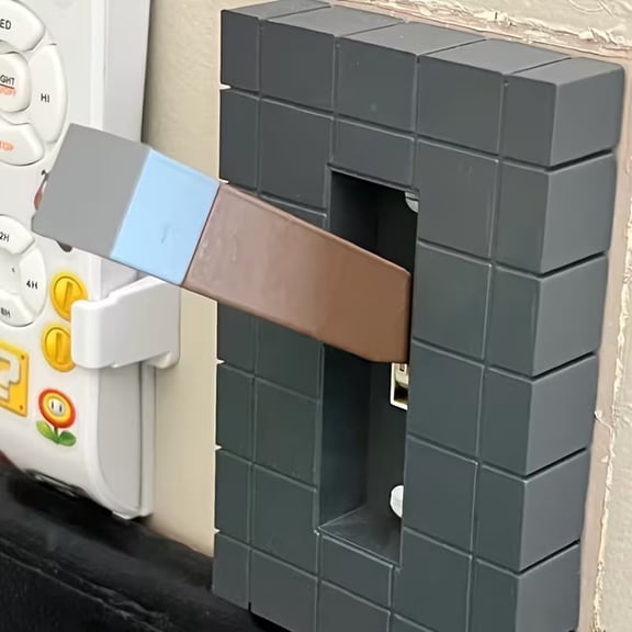 3D Printed Light Switch Cover for Gamer Room | Durable Plastic | Fits Standard Toggle Switch | Unique Design