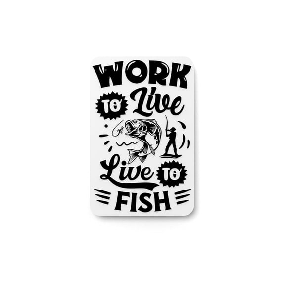 Clever Contraptions 3D Printed LiveFish Love Sign Expressive Wall Art for Fishing Enthusiasts Lightweight 3D Printed Decor for Cabins, Man Caves & Boats A Fun Gift for Passionate Anglers