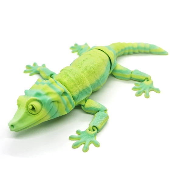 3D Printed Lizard Mini Animal Figurines Lifelike Habitat Decoration for Reptile Tank