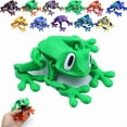 thumbnail image 1 of 3D Printed Magnetic Frog Toy, Realistic Jumping Frog Fridge Magnet with Articulated Joints, Glow Poseable Frog Refrigerator Magnets, Creative Animal Decor for Kitchen & Office(Style G), 1 of 10