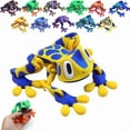 thumbnail image 1 of 3D Printed Magnetic Frog Toy, Realistic Jumping Frog Fridge Magnet with Articulated Joints, Glow Poseable Frog Refrigerator Magnets, Creative Animal Decor for Kitchen & Office(Style G), 1 of 10