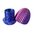 thumbnail image 1 of 3D Printed Maze Puzzle Egg with Hidden Compartment, Reusable Mystery Surprise Box for Adults, Brain Teaser Cryptex for Desk Decor, 1 of 8