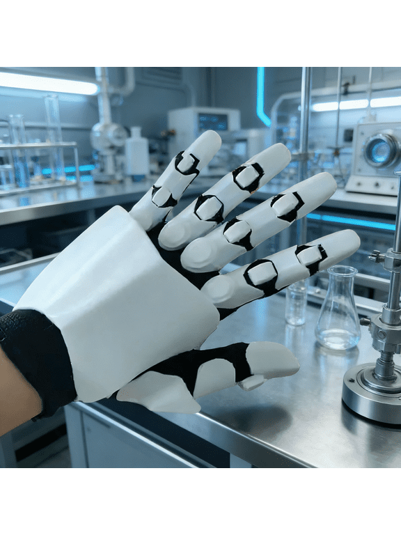 3D Printed Mechanical Gloves, Articulated Mechanical Gloves, Sci-fi cosplay Prop Gloves, Robot Style Gloves, Cosplay Mecha Equipment