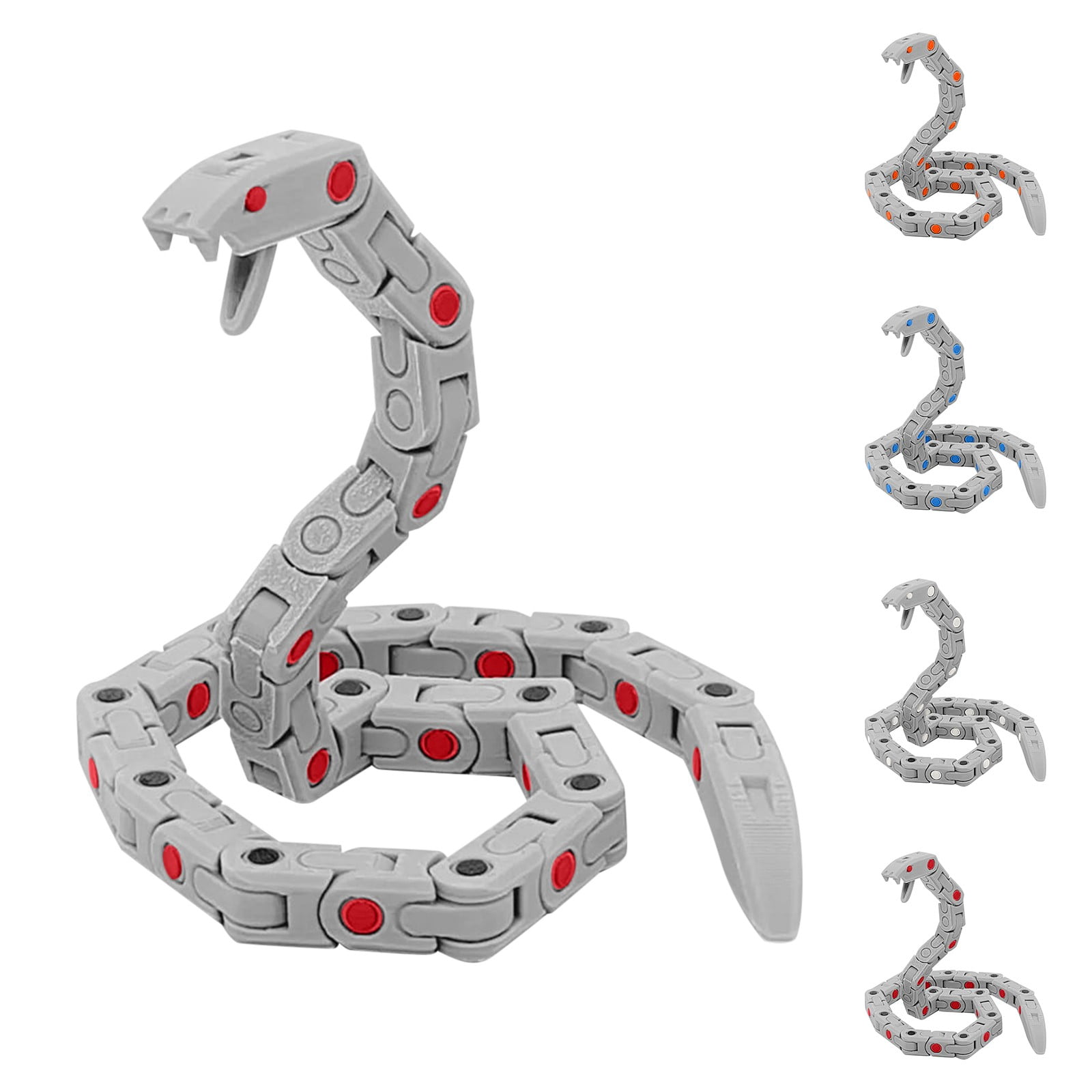3D Printed Mechanical Snake Toy With Movable Technology And A Sense Of ...