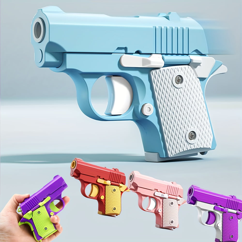 3D Printed Mini 1911 Fidget Pistol Toy Gun , Plastic EDC Fidget Toys