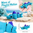 thumbnail image 1 of 3D Printed Mini Animals Small 3D Printed Animals 2.5 Inch 3D Printed Squeeze Toys Relaxation Toys Cute Desk Decor for Gaming Desk Gamer Room Decor Blue Articulated Swordfish, 1, 1 of 6