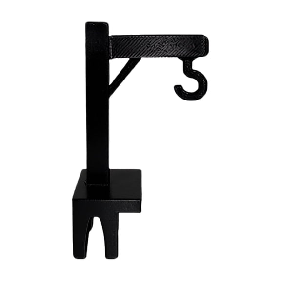 3D Printed Mini Crane Tea Bag Holder, Creative Crane Shape Tea Bag Squeezer, Home Office Tea Brewing Clip, Functional Accessory, Unique Desk Decor Black