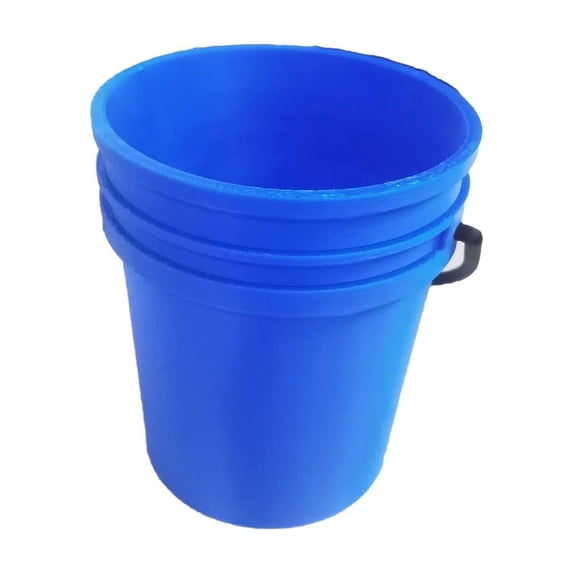 3D Printed Mini Gallon Bucket, Blue 1 Pack Decorative Figurine, Home Desk Table Decor Collectible, Novelty Gift for Holiday Birthday Housewarming