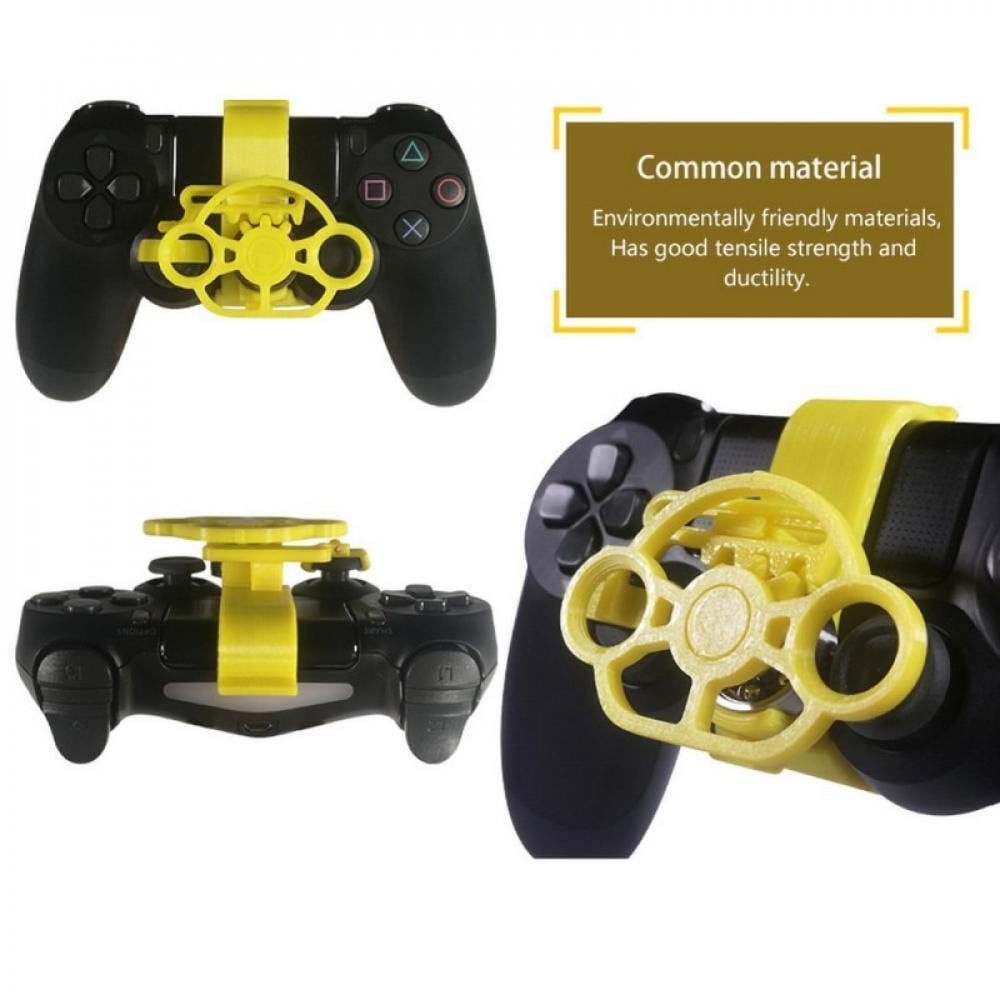 3D Printed Mini Steering Wheel for PlayStation 4 Controllers, for PS 4