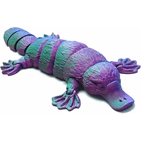 3D Printed Model Platypus,Flexible Duckbill Statue,Duck with Movable Joints,Home Office Decor,Interesting Toys for Autism/ADHD,Festival Gifts toco,Fidget Toys, Executive Desk Animals Toy