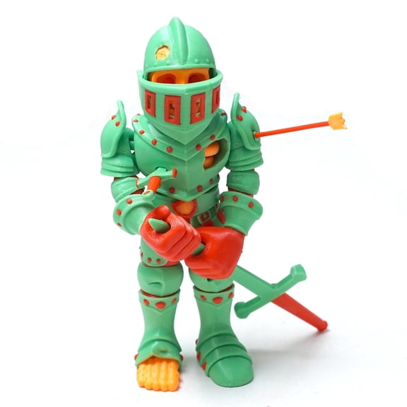 3D Printed Model Skull Warrior,Flexible Skeleton Man Statue,Joint Mobility,Home Office Decor,Interesting Toys for Autism/ADHD,Festival Gifts,Fidget Toys, Executive Desk Animals Toy
