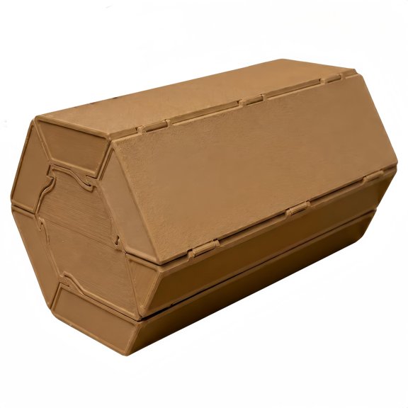 3D Printed Modular Storage BoxRoll-Up Expandable Organizer, Multi-Compartment Container for Jewelry, Screws, Office Supplies, Cables & Travel Essentials