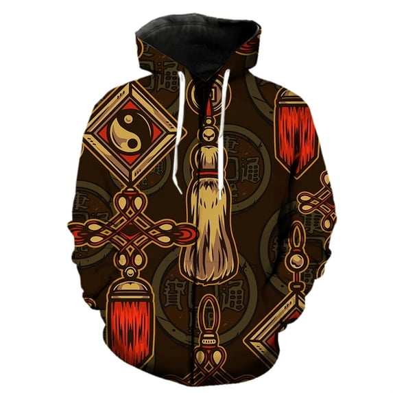 3D Printed Orient Dragon Cat Zipper Hoodie For Men Fashion Long Sleeve Tops Sweatshirt Kids Cool Streetwear Harajuku Hoodies