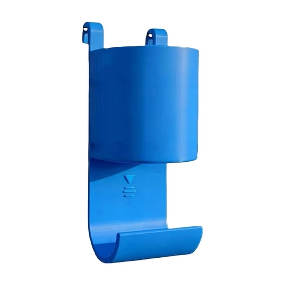 3D Printed Paddle Tennis Court Fence Hook, Hanger Storage for Water Bottles, Backpacks, Sports Bags, Towels, for Baseball, Tennis, Gym, Blue, By PRYESS