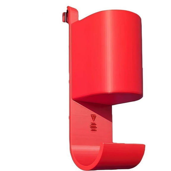 3D Printed Paddle Tennis Court Fence Hook, Hanger Storage for Water Bottles, Backpacks, Sports Bags, Towels, for Baseball, Tennis, Gym, Red, By PRYESS