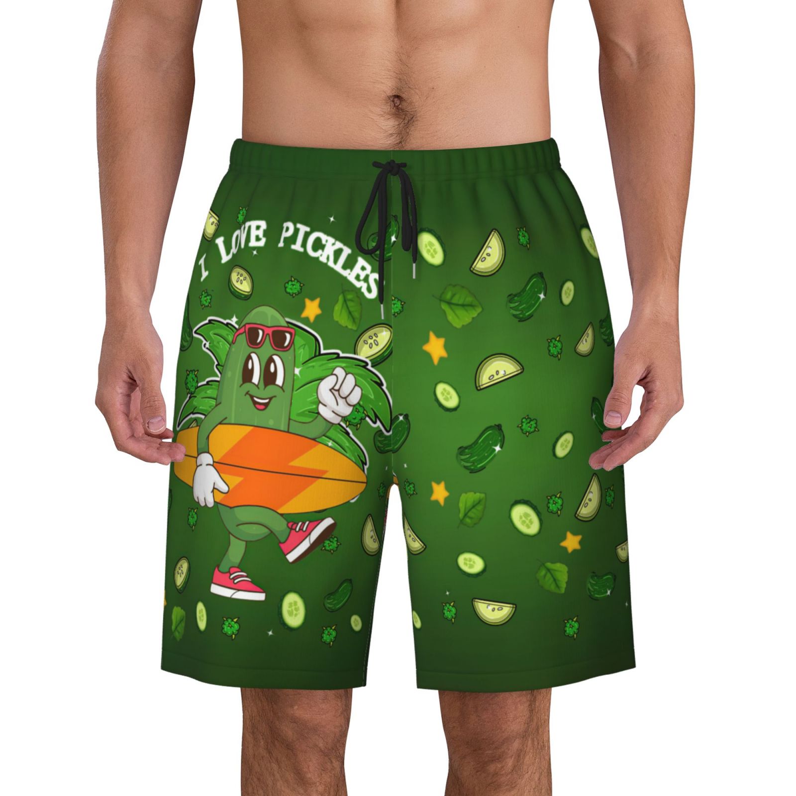 3D Printed Pickles Shorts Anime Pickle Rick Beach shorts Boys/Girls ...