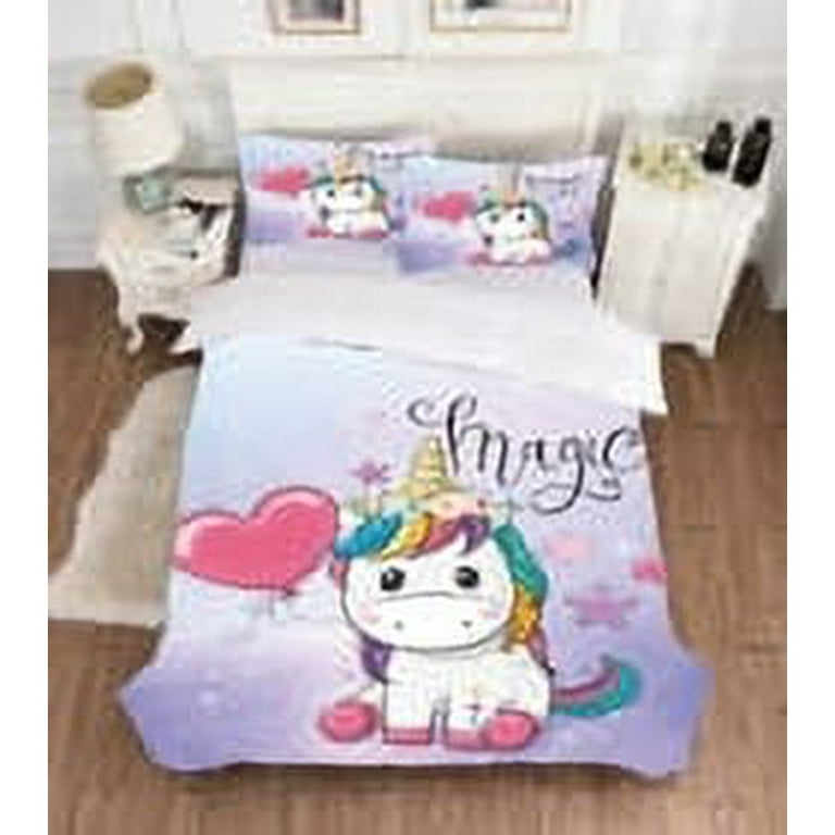 Unicorn christmas duvet clearance cover