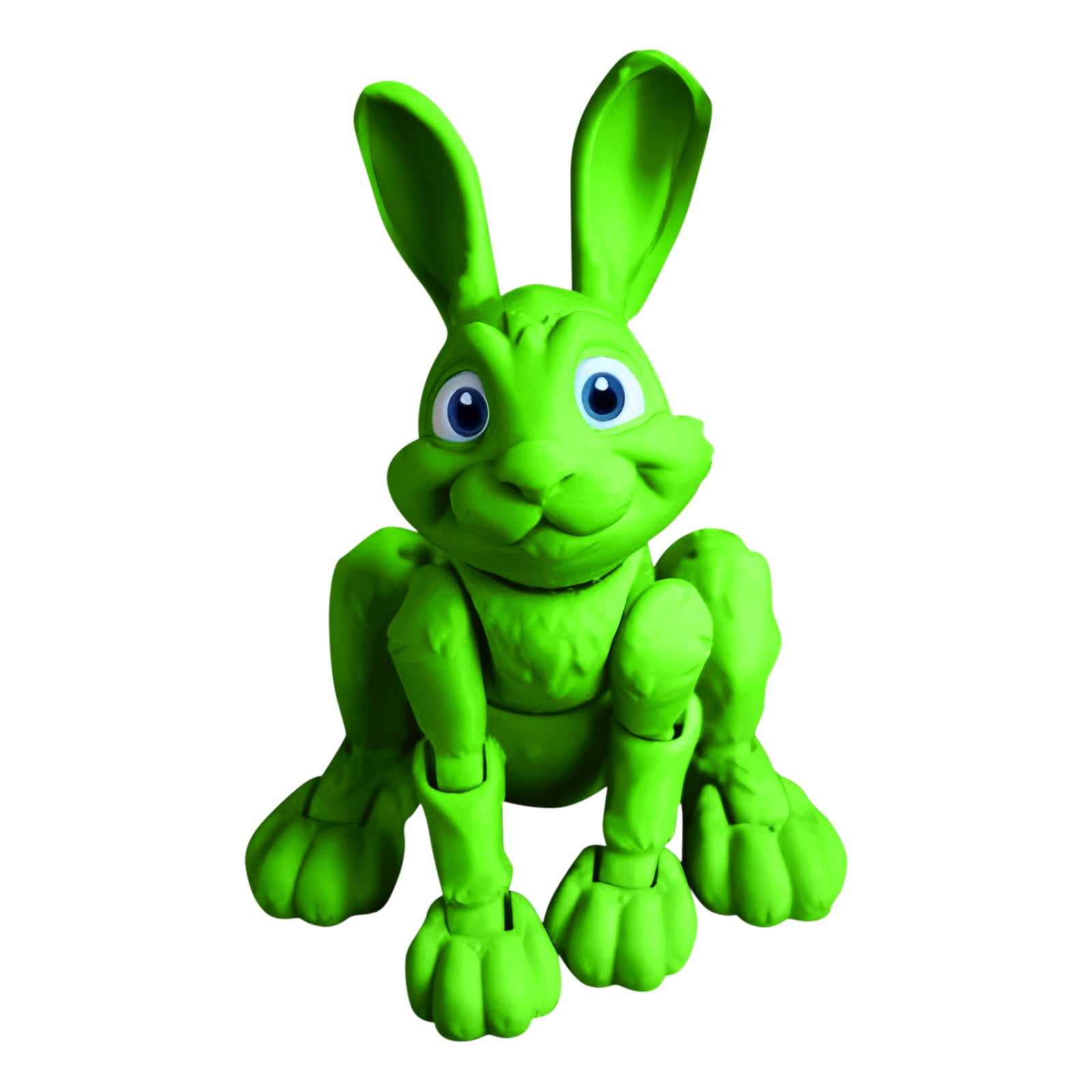 3D Printed Rabbit,3D Printed Solid Color Toy Model Ornament Toy Cute ...