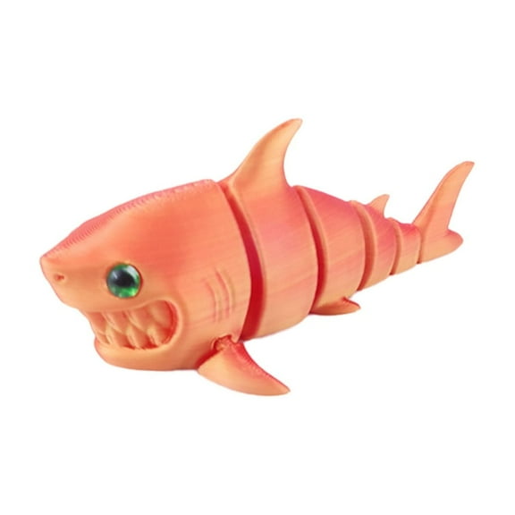 3D Printed Realistic Joint Sea Eel Toy Decoration Marine Animal Figurine Novelty Collectible