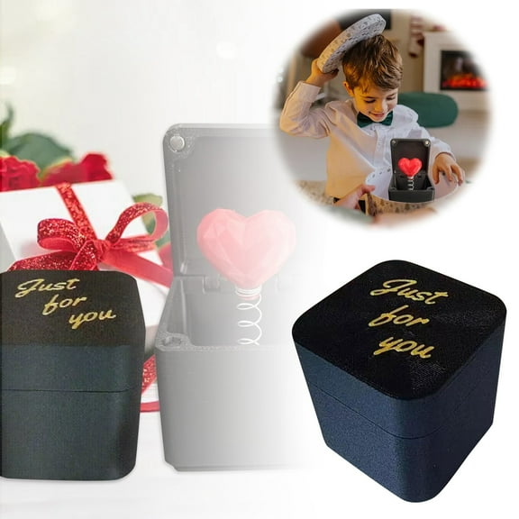 3D Printed Red Heart Surprise Present - Unique Design, Versatile for Christmas, Birthday, Valentine's Day Classroom Gifts