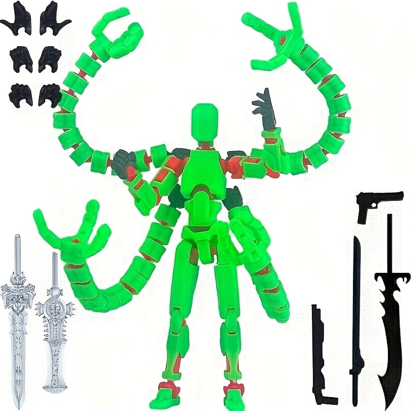 [3D Printed Robot Figure] Customizable 3D Printed 7.2