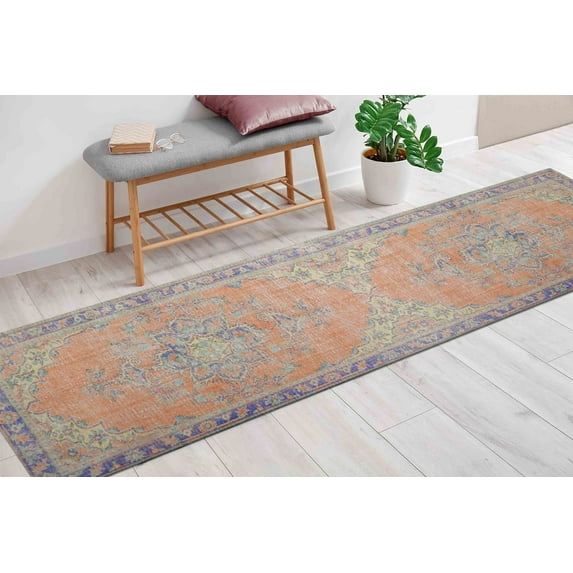 3D Printed Rug, Luxury Rugs, Modern Rug, Purple Rugs, Easy to Clean Rug, Boho Rugs, Cool Rugs, Modern Rugs, Runner Rugs, Stair Rug, 3.3'x9.2' - 100x280 cm