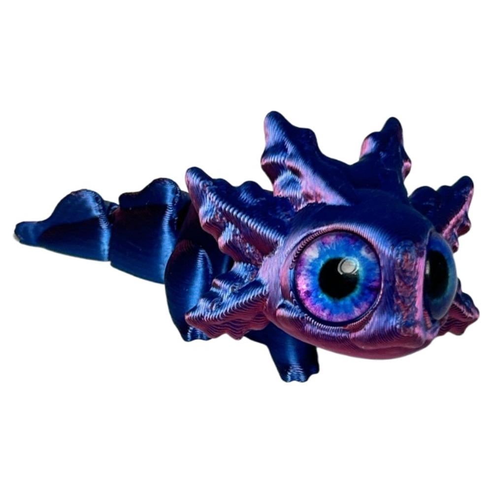 3D Printed Salamander Baby Simulation Eye Joint Hinge Toy Movable Mini ...