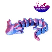 3D Printed Salamander Integrated Movable Ornament, Handmade Gift Handicraft
