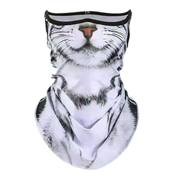 3D Printed Scarf Triangle Face Mask Hanging Ear Cycling Sports Hiking Runni GXP M0P2