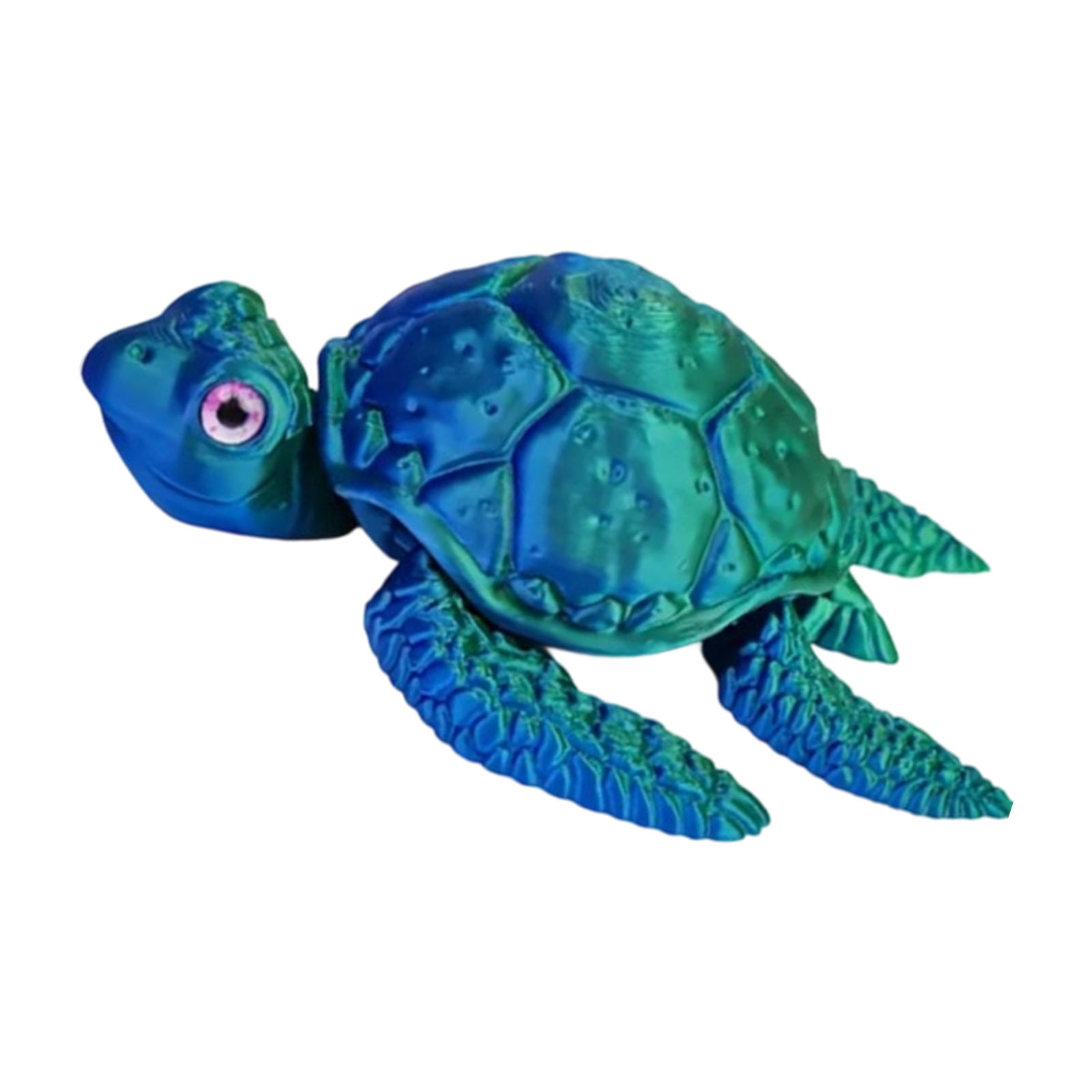 Retractable Turtles 3D Printed Sea Turtle,Flexible Joint Articulated Sea Turtle Fidgets Toy ...