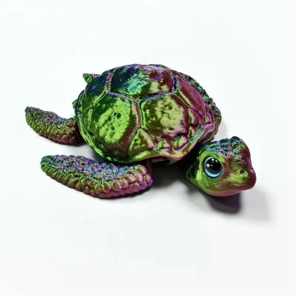 3D Printed Sea Turtle Model With Movable Joints Creative Collection Holiday Gifts Animal figurines Home Desk Decor
