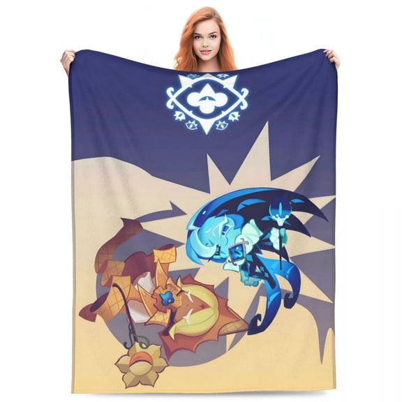 3D Printed Shadow Milk Cookie Run Kingdom Flannel Blanket
