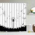 thumbnail image 1 of 3D Printed Shower Curtains Tree Leaf Flower Plant Bathroom Curtain Waterproof Fabric Polyester Bath Screen, 1 of 7
