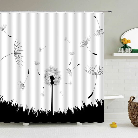 3D Printed Shower Curtains Tree Leaf Flower Plant Bathroom Curtain Waterproof Fabric Polyester Bath Screen